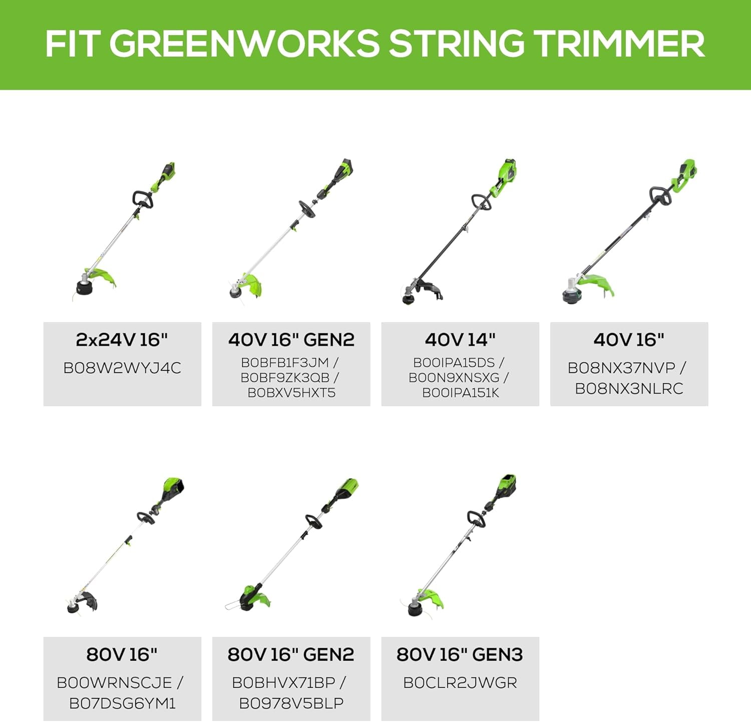 Greenworks PAC459 Hedge Trimmer, Attachment, Black