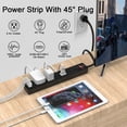 thumbnail image 2 of Protector contra sobretensiones Yintar de 10 pies con 6 tomas de corriente alterna y 3 USB, 2 of 7
