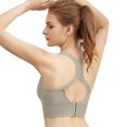 thumbnail image 1 of Sujetador deportivo a prueba de golpes con ajuste de espalda y pecho sin aro de acero y belleza cruzada, chaleco para correr y yoga, ropa interior deportiva para mujer, 1 of 6