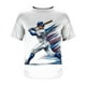 thumbnail image 5 of Tops para hombre, blusas y camisas de manga corta con cuello redondo para hombre, jersey informal con cuello redondo estampado para hombre, pantalones cortos deportivos para fitness, blusa de poliéste, 5 of 5