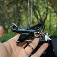 thumbnail image 3 of Creative And Cute Sun-powered Airplane Car Rearview Mirror Pendant, Suitable For Both Men And Women, With A Rotating Design., 3 of 6