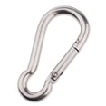 thumbnail image 3 of Mosquetón de acero inoxidable shamjiam para llavero Camping M5 Color plata, 3 of 7