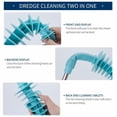 thumbnail image 3 of RXIRUCGD Home Kitchen Gadgets Flexible Toilet Brush Long Handle Plunger Bathroom Clogging Cleaner Tool Durable, 3 of 9