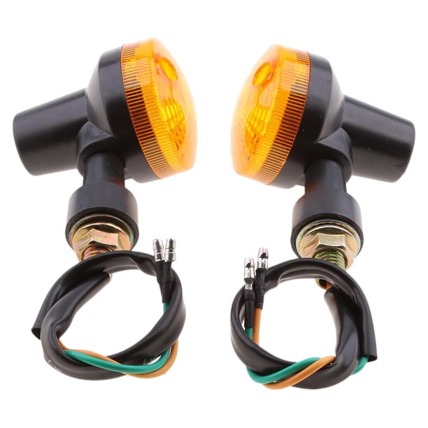 Par de Luz Indicadora Redonda Macarena Luz de señal de giro de motocicleta