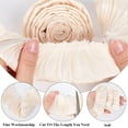 thumbnail image 5 of 1set 5M Double Layer Polyester Pleated Lace Ribbon Satin Lace Trim Linen 2 inch(50mm), 5 of 9