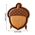 thumbnail image 3 of Embossed Pocket Pie Maker, Reusable Fall Mini Hand Pie Mold Dough Presser, Mini Pastry Shaper for Thanksgiving Home Baking, 1 Pack, 3 of 7