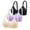 Black+Light Purple+Beige, variant on XFLWAM Push Up Bras for Women No Underwire Seamless Lace Wireless Comfort Everyday Bras Full Coverage Adjustable Breathable Bra 3 Pack
