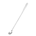 thumbnail image 1 of Unique Bargains Long Handle Spoon, 1Pcs 12.2-Inch Stainless Steel Cocktail Stirring Spoons Round for Mixing, Drink (Silver), 1 of 7