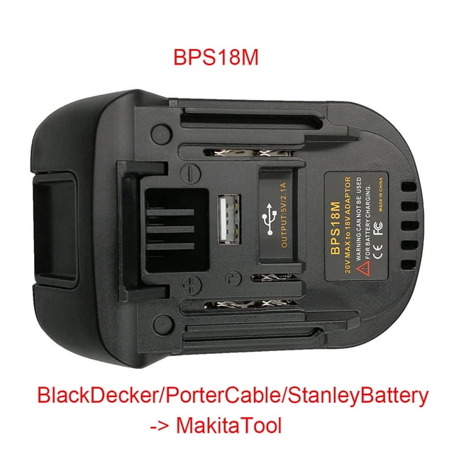 Adaptador para black and decker Convertidor de Batería de 20V para Ma*kita Herramienta Eléctrica de 18V