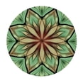 thumbnail image 4 of HAOXIT Mandala Boho Style Round Tablecloth  Table Cloth Hippie Jewelery Ornament Vintage Pattern Tablecloths for Round Tables Small Round Tablecloth Table Cover for Outdoor 38-42, 4 of 8