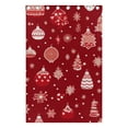 thumbnail image 4 of Christmas Decorations Red Black Out Curtains 72 Inch Length Curtains for Sliding Glass Doors Bedroom Living Room 2 Pack, 4 of 6