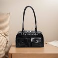 thumbnail image 4 of Bolso Boston Tote Bag Mujer Multi Bolsillo Pu Cuero Sólido Axila, 4 of 9