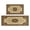 Dark Brown Patterned-6, variant on Kitchen Rugs and Mats Non Skid Washable Dark Brown Patterned Bohemia Kitchen Mat and Rug Set,Floor Cushion Waterproof Rug,Rubber Backed Area Rugs for Kitchen Laundry