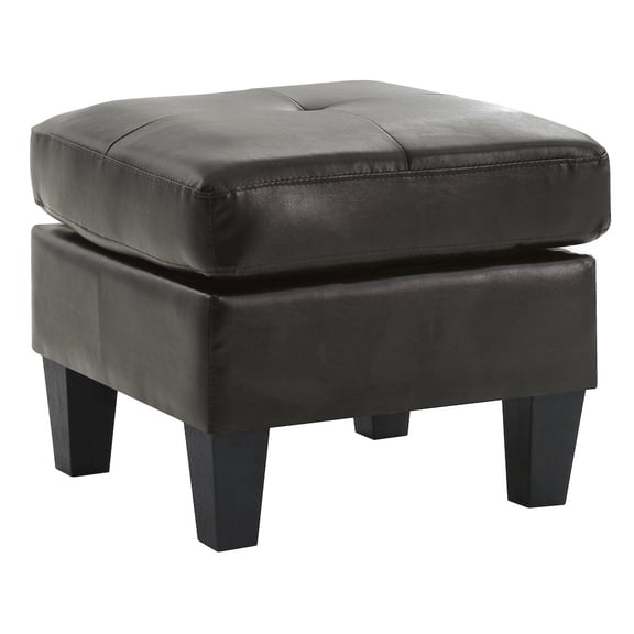 Glory Furniture Newbury Ottoman in Black Color