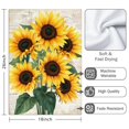 thumbnail image 3 of 2 Pcs Funny Kitchen Towels,Sunflowers Bouquet Microfiber Dish Towels,Kitchen Tea Towels,Kitchen Towel Set (18" X 26"), 3 of 3
