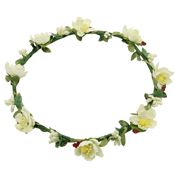 Floral Otoño BOHO Diadema Flor Corona Festival Boda Playa Corona de pelo