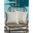 thumbnail image 4 of Outdoor Pillows Waterproof, Blue Flowers Bedding Throw Pillows with Insert for Couch Sofa Bed, Nature Seasonal Botanical Floral Herbs 18x18 Inch Pillowcases Decorative Camping Patio Pillow Set of 2, 4 of 8