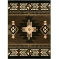 thumbnail image 2 of Chocolate, Brown and Beige,Modern Contemporary Cabin Rugs, 2 of 4