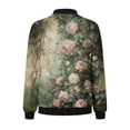 thumbnail image 5 of Sudadera informal de manga larga con capucha y chaquetas para mujer Sudadera holgada de manga larga con cremallera Chaqueta informal de béisbol de punto grueso Chaqueta de poliéster para mujer, 5 of 5