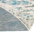 thumbnail image 7 of Unique Loom Vivid Collection Area Rug - Mumbai (7' 10" x 10' Oval Blue/Ivory), 7 of 7