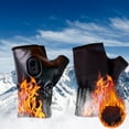 thumbnail image 5 of Winter USB Charging Heated Half-Finger Gloves - 1800mAh Wireless Double-Sided Heating, 3-Speed Temp Outdoor Skiing Cycling Hiking Office Fast Heating Windproof Warm Gloves, 5 of 5
