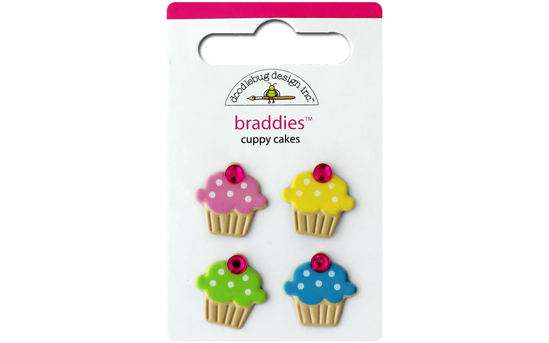 Doodlebug Braddies Brads Sweet Surprises Hey Cupcake 572715020982 Doodlebug Braddies Brads Sweet Surprises Hey Cupcake 572715020982