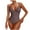 Coffee-33, variant on Lopeceal Tummy Control One Piece Swimsuits for Women Ruched Bathing Suits Strappy V Neck Monokini