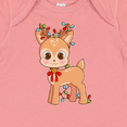 thumbnail image 4 of Inktastic Cute Christmas Reindeer with Christmas Lights Boys or Girls Baby Bodysuit, 4 of 5