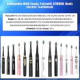thumbnail image 2 of 10 Pack Toothbrush Heads compatible Fairywill Fw-507/508/(black)Surprise Gift Great Gift, 2 of 3
