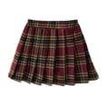 thumbnail image 4 of RTKFRFLM Girls Back to School Pleated Skirt Academy Style High Waisted Uniform Tennis Skater Short Skirt 3-8 Years, 4 of 4