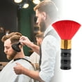 thumbnail image 4 of Unique Bargains 1 Pc Bamboo Shaped Neck Duster Brush for Barber Shop Orange Red ABS Aluminum Nylon Hair, 4 of 5