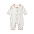 thumbnail image 2 of YHAJDS Toddler Fall Winter Casual Jumpsuit, Kids Jumpsuit Romper Fall And Winter 3/4 Sleeve Air-Conditioning Clothing Print Pajamas, 2 of 3