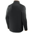 thumbnail image 6 of Men's Fanatics Black Philadelphia Flyers Authentic Pro Rink Raglan Quarter-Zip Pullover, 6 of 7