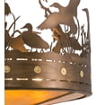 thumbnail image 4 of Meyda Tiffany 160003 Ducks In Flight 4 Light 24" Wide Semi-Flush Drum Ceiling Fixture -, 4 of 7