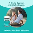 thumbnail image 4 of BeLive Biotin Gummies with MultiVitamins, Folate, Inositol – Supports Hair Growth, Healthy Skin & Nails – Vegan – Strawberry Flavor (60 Count), 4 of 8