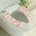 thumbnail image 4 of Soft Toilet Seat Cushion,Toilet Seat Cover Washable And Reusable Warmer Toilet Seat Pads Cushion Easy Installation Fits All Toilet Seats Bathroom Decorationtoilet Seat Cover, 4 of 6