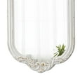 thumbnail image 3 of Sintosin Vintage Wood Framed Carve Mirror for Wall Decor, Hanging Distressed White Wooden Wall Mirror, Farmhouse Antique Mirror for Living Room, Bedroom, Bathroom, Entryway, 3 of 8