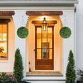 thumbnail image 3 of 2 Pack 12" Faux Boxwood Topiary Balls with Led Lights, Artificial Plant Sphere Set for Outdoor Decor in Backyard, Balcony, Garden, Weddings, and Home Decoration, 3 of 9
