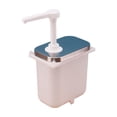 thumbnail image 1 of 2.5L Condiment Pump Dispenser, Sauce Pump Dispenser, Removable Sauces Condiment Pump Bottle Sauce Dispenser Pump for Buffet, Commercial Use without shell, 1 of 7