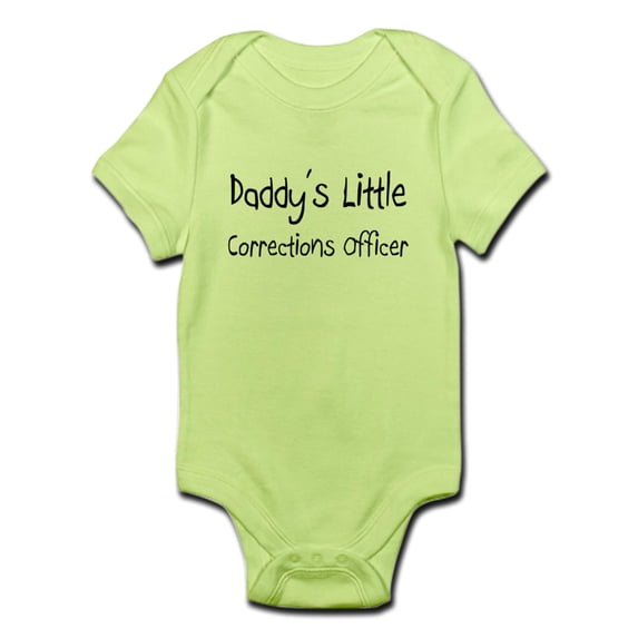 CafePress - Daddy's Little Corrections Officer Infant Bodysuit - Baby Light Bodysuit