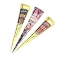 thumbnail image 3 of Natural Temporary Tattoo Paste Cones with 20PCS Templates, 3 of 9