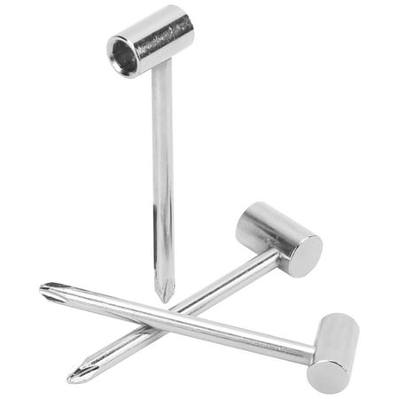 

Guitar Neck Adjustment Tool Universal Truss Rod Wrench 3PCS Lightweight For Maintenance Silver