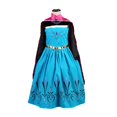 thumbnail image 1 of Vestido de princesa Elsa para niñas, ropa para adolescentes, Anna, Elsa, fiesta, reina de las Nieves, disfraces de Cosplay Fivean unisex, 1 of 2