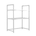 thumbnail image 2 of Elainilye 3-Tier Adjustable Shelf Organizer, Over-the-Oven Storage Rack with Detachable Layers, Space-Saving Microwave Stand & Countertop Shelf for Kitchen, Pantry, Bathroom, 2 of 6