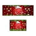 thumbnail image 2 of PEONAVET Door Carpet 2 Pcs Christmas Kitchen Rugs and Mats for Floor Non-Slip Backing Mat Merry Christmas Kitchen Decor Ant Fatigue Kitchen Rug Sets with Runner Xmas Decor, 2 of 2