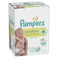 thumbnail image 4 of Pampers Sensitive Baby Wipes Unscented, 7-Pack 588 Total Count (Select for More Options), 4 of 12