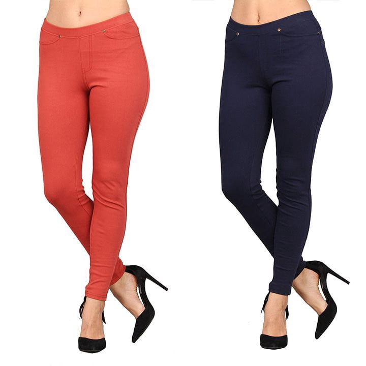 2-Pack Lildy Women's Denim Jeggings 