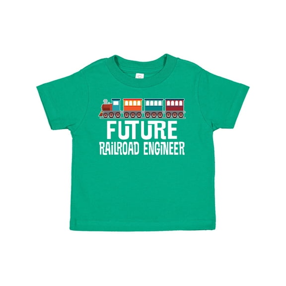 Inktastic Future Railroad Engineer Train Boys or Girls Toddler T-Shirt