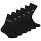 thumbnail image 1 of Diadora Calcetines Unisex, Paquete de 6 - Calcetines Deportivos, Algodón, Logotipo, color sólido Negro 39-42, 1 of 3