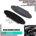 thumbnail image 5 of Sun Visor Vanity Mirror Cover Black Replacement Parts Fit For Porsche 996 997 911 Carrera 986 Boxster 987 Cayman Car Accessories, 5 of 5